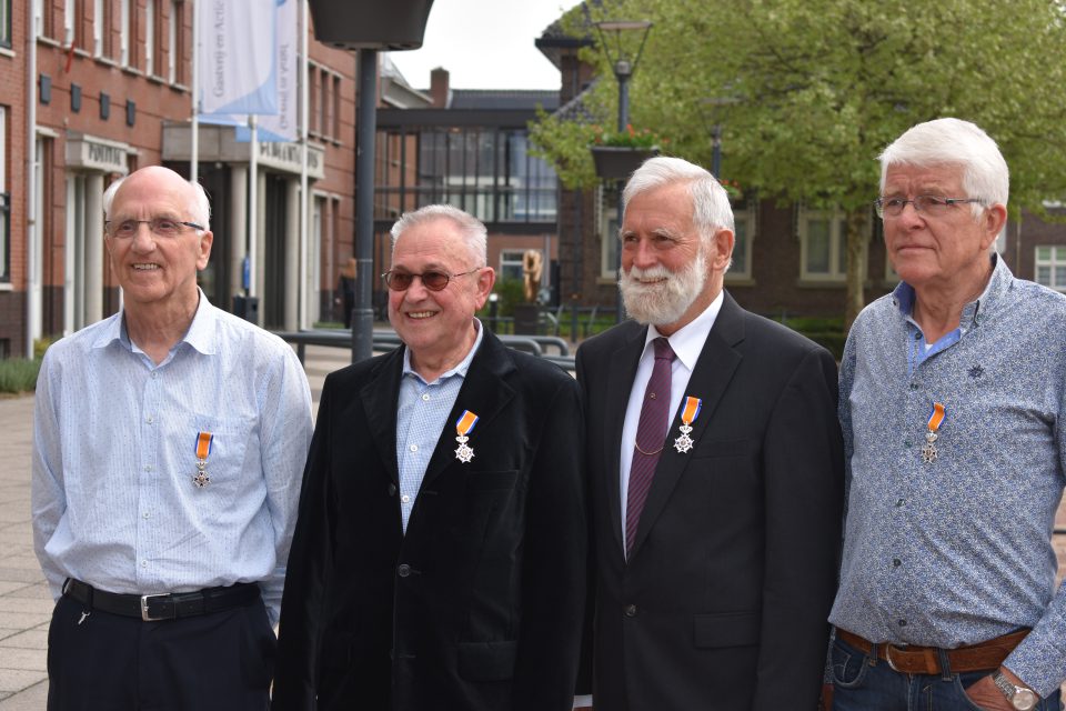 Vier lintjes uitgereikt in gemeente Boekel