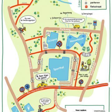 Overzicht van definitieve indeling Kindpark