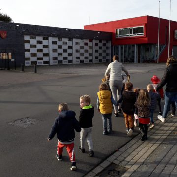 KDV ’t Stappertje op bezoek bij brandweer Boekel