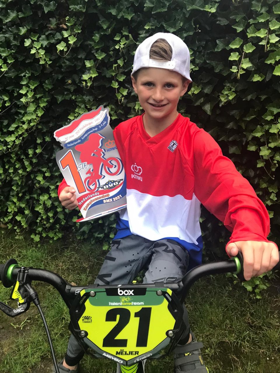 Sam Meijer Nederlands Kampioen BMX