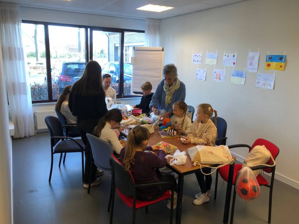 Oekraïense kinderen in Boekel gaan naar de dagbesteding