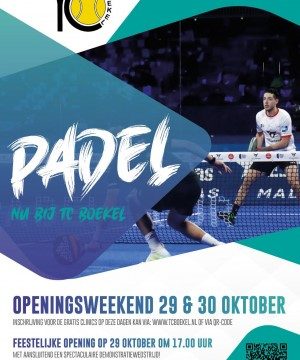 De Padelbanen van TC Boekel zijn gereed!