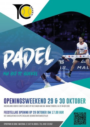 De Padelbanen van TC Boekel zijn gereed!