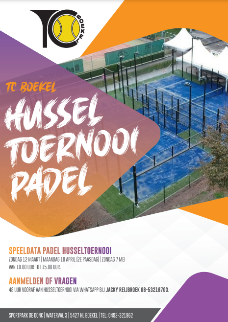 Groot enthousiasme bij padelactiviteiten TC Boekel