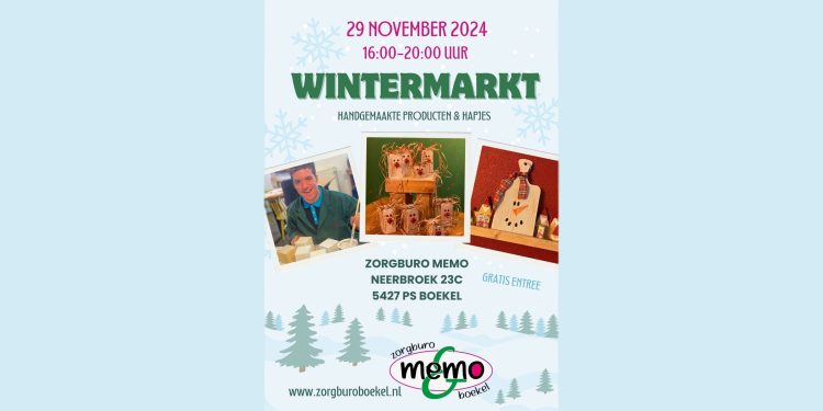 Wintermarkt bij Zorgburo MeMo: kom en geniet!