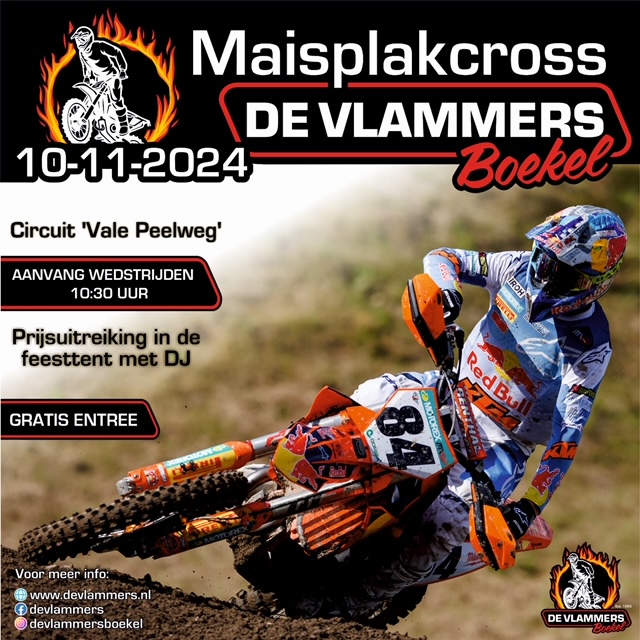 Maïsplakcross de Vlammers Boekel