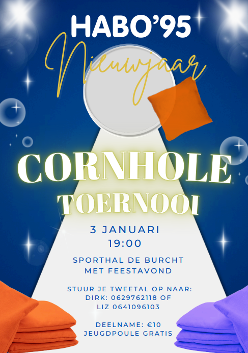 HABO’95 organiseert Cornhole toernooi!