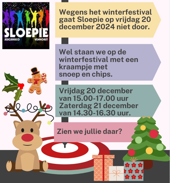 Sloepie op Winterfestijn