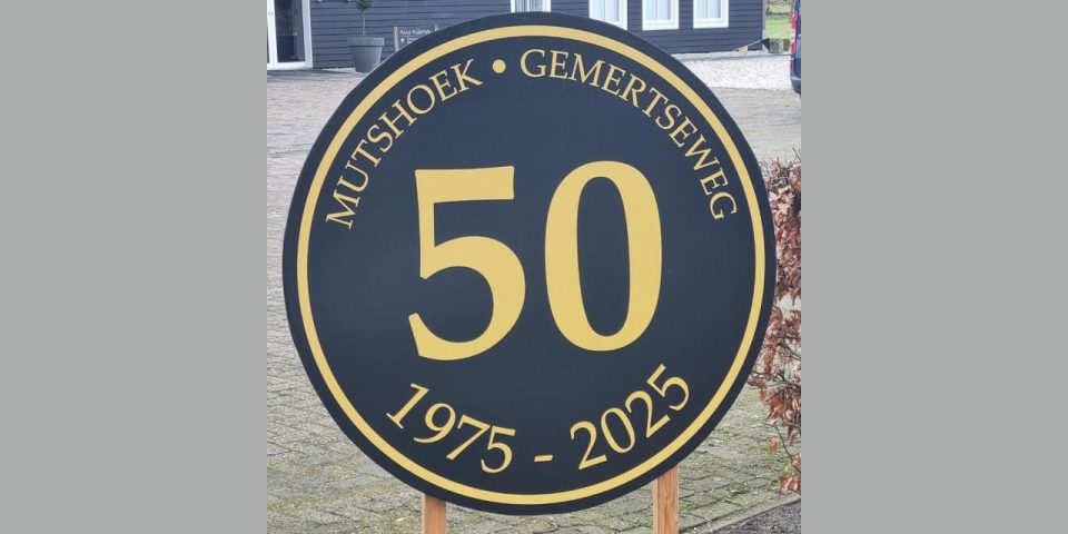 Buurtvereniging Mutshoek-Gemertseweg viert 50-jarig jubileum